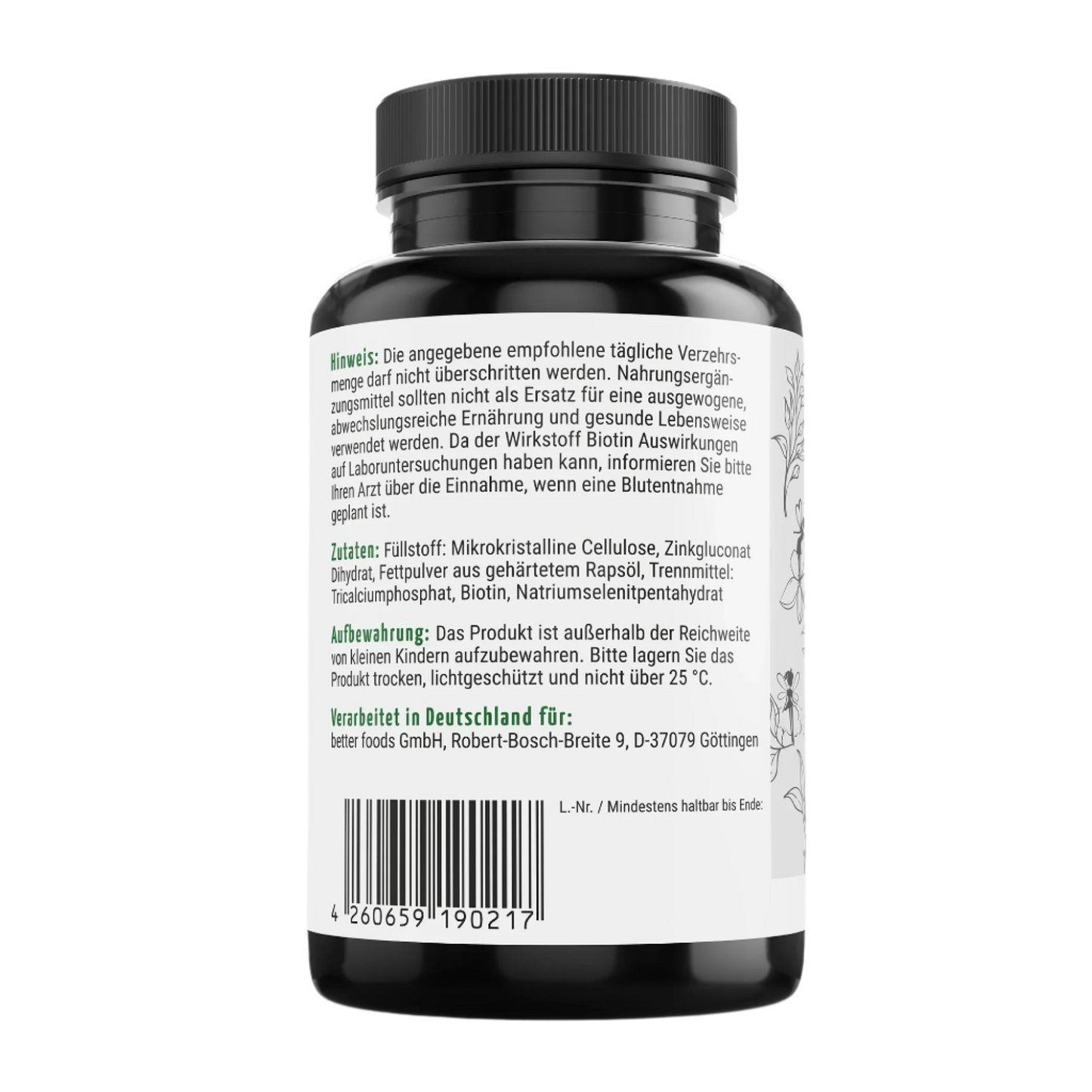 Biotin + Zink + Selen Forte