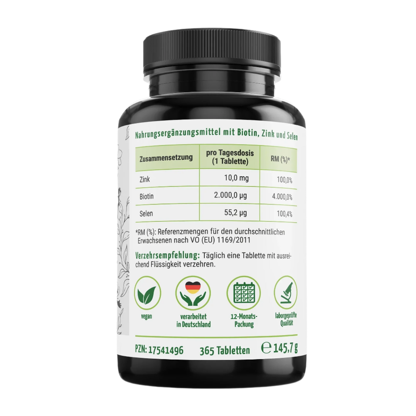 Biotin + Zink + Selen Forte