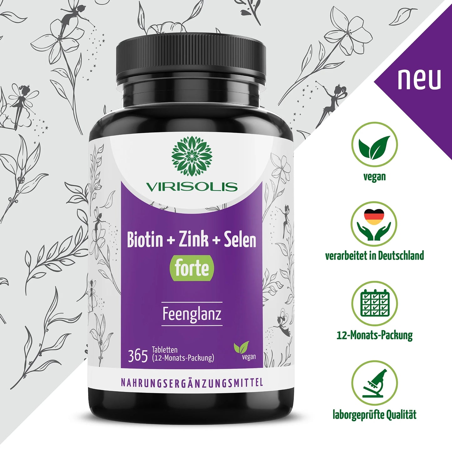 Biotin + Zink + Selen Forte